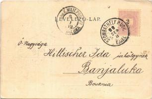 1899 (Vorläufer) Felsőlövő, Oberschützen;  (EK)