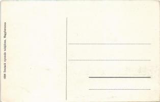 Nagyberezna, Velykyi Bereznyi, Velky Berezny; vasútállomás, gőzmozdony. Deutsch nyomda 4054. / railw...