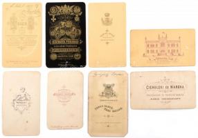 cca 1860-1890 Nemesi család fotóalbuma, feltehetőleg erdélyi vagy erdélyi kötődésű család hagyatékáb...