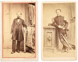 cca 1860-1890 Nemesi család fotóalbuma, feltehetőleg erdélyi vagy erdélyi kötődésű család hagyatékáb...