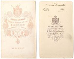 cca 1860-1890 Nemesi család fotóalbuma, feltehetőleg erdélyi vagy erdélyi kötődésű család hagyatékáb...