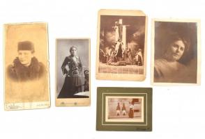 cca 1890-1930 Kb. 70 db fénykép a báró Proff család hagyatékából