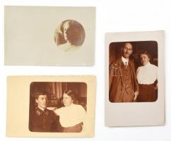 cca 1890-1930 Kb. 70 db fénykép a báró Proff család hagyatékából