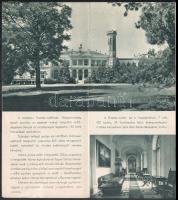 cca 1940 Radvány Kastélyszálló prospektus+ Radványkörnyéki autotúrák térkép