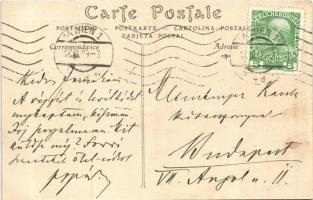 1909 La Conquete de l'Air, L'Aviateur americain Wright fait sortir son Aeroplane du hangar...