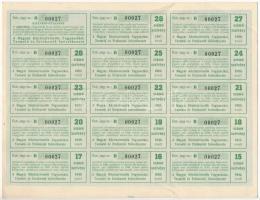 Budapest 1944. "A Magyar Köztisztviselők Fogyasztási, Termelő és Értékesítő Szövetkezete" ...