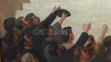 Jelzés nélkül, feltehetően a XIX. sz. második felében működött magyar festő alkotása: Kossuth Lajos ...