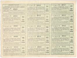 1922. Budapest "A Magyar Köztisztviselők Fogyasztási, Termelő- és Értékesítő Szövetkezete. Egy ...