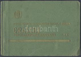 1941 Drachse porcelándíszmű árjegyzék, képes füzet