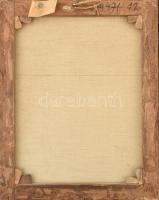 Jelzés nélkül, feltehetően a XIX. sz. második felében működött magyar festő alkotása (Munkácsy Mihál...