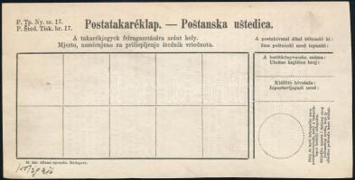 cca 1916 Postatakaréklap