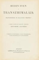 [Sven Hedin (1865-1952)] Hedin, Sven: Transzhimalája. Felfedezések és kalandok Tibetben. Ford.: Kond...