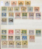 Kb. 750 db okmánybélyeg, köztük okirati illeték, ellenőrző szelvények stb. a klasszikus korszaktól k...