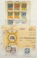 Kb. 750 db okmánybélyeg, köztük okirati illeték, ellenőrző szelvények stb. a klasszikus korszaktól k...