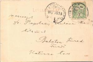 1905 Munkács, Mukacheve, Mukachevo, Mukacevo; Városi színház, piac, üzletek. Grünstein Mór kiadása /...