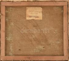 Dinnyés Ferenc (1886-1958): Szövő székely asszony. Olaj, vászon. Jelezve jobbra lent. Bal alsó sarká...