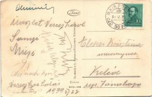 1939 Alsóverecke, Niznije Verecki, Nizsnyi Vorota, Nyzhni Vorota; utca / street (EB) + "M. KIR....