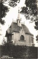 1942 Csobánka, Hubertus kápolna. Gegess photo