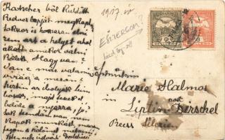 1917 Esztergom, lovaskocsi Esztergom és Dorog között. photo