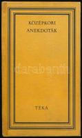 Középkori anekdoták. Szerk.:Szabó György. Bukarest, 1976, Kriterion. Kiadói kartonált papírkötés, kopottas állapotban.