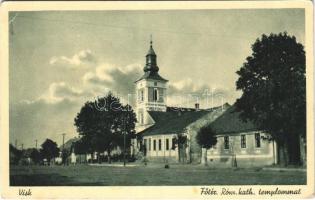 Visk, Vyshkovo (Máramaros); Fő tér, Római katolikus templom / main square, church (EK)
