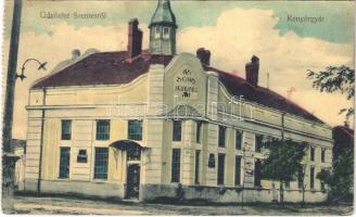 1915 Szentes, Első Szentesi Kenyérgyár R.T. Szilágyi Dezső kiadása (képeslapfüzetből / from postcard booklet) (EK)