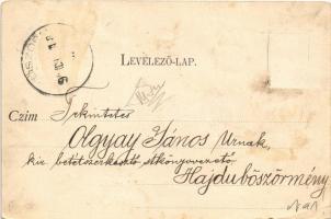 1899 Sümeg, Kossuth Lajos utca, kávéház. Horváth Gábor kiadása (fl)