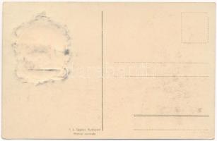 Munkács, Mukacheve, Mukachevo, Mukacevo; Irredenta művészlap. Szeiler féle Patent dombornyomott fémp...