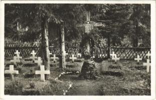 1943 Kőrösmező, Yasinia, Jassinja, Jasina (Máramaros); Vál. hrbitov na Bojkovci / Első világháborús hősi temető a Tatár-hágónál / WWI military heroes cemetery