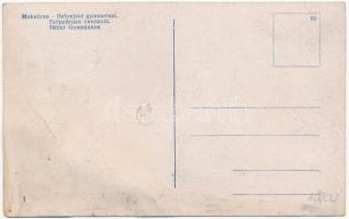 Munkács, Mukacheve, Mukachevo, Mukacevo; Hebrejské gymnasium / héber zsidó gimnázium. Judaika / Hebr...