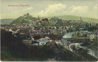 Segesvár, Schässburg, Sighisoara; látkép, gát. H. Zeidner kiadása / general view, dam