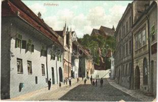 Segesvár, Schässburg, Sighisoara; utca. H. Zeidner kiadása / street view (EK)