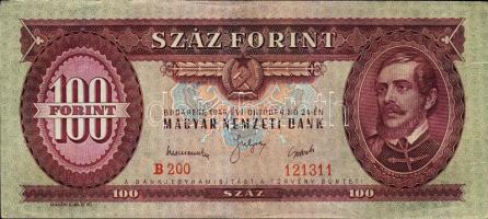 1949. 100Ft papírráncokkal T:I-