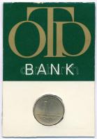 1992. 1Ft Cu-Ni-Zn "OTP Bank" feliratú karton dísztokban T:1