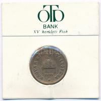 1895KB 1f Br "KORONA TÖRTÉNETI KIÁLLÍTÁS EMLÉKÉRE 1995" karton tokban T:2-