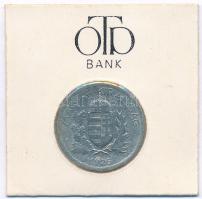 1926. 1P Ag "PENGŐ TÖRTÉNETI KIÁLLÍTÁS EMLÉKÉRE / OTP BANK" karton tokban T:2-
