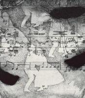 Tassy Béla (1942-): Bartók emlékére. Vegyes technika, papír. Jelzett. Számozott (13/50). Az 1981-ben...