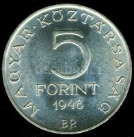 1948. 5Ft Ag "Petőfi" T:2 k