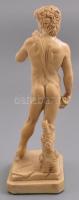 David szobor, műgyanta, jelzett (A. Gianetti), apró kopásnyomokkal, m: 22 cm