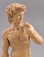 David szobor, műgyanta, jelzett (A. Gianetti), apró kopásnyomokkal, m: 22 cm