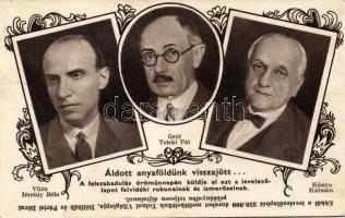 Vitéz Imrédy Béla, Gróf Teleki Pál, Kánya Kálmán