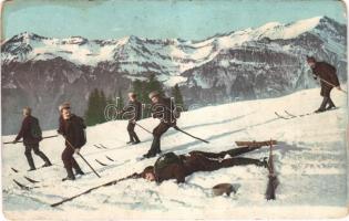 Síbaleset, téli sport / Ski accident, winter sport (EK)