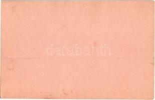 Síelő hölgy. Kézzel rajzolt téli sport művészlap / Skiing lady. Hand drawn winter sport art postcard...