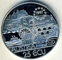 Ausztria 1997. 25Ecu Ag "Schubert" T:PP