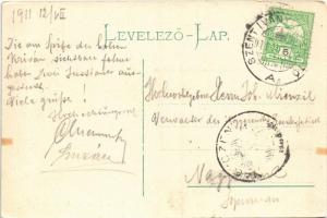 1911 Tátra, Vysoké Tatry; Móry szálloda (Új Csorbató). "Éljen Justh Gyula" felirattal / ho...