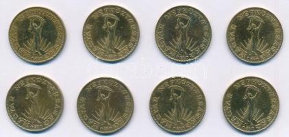 1982-1989. 10Ft Cu-Al-Ni (8x) 7xklf évjárat T:2,2-