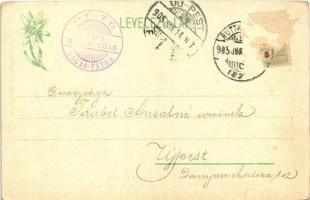 1905 Tátra, Vysoké Tatry; Kis Tarpataki völgy, Téry menház, Öt-tó. Feitzinger Ede 1903-13. 341. Ps. ...