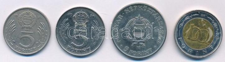 1967-1984. 5Ft Cu-Ni + 2002. 100Ft  "Kossuth"T:1-,2
