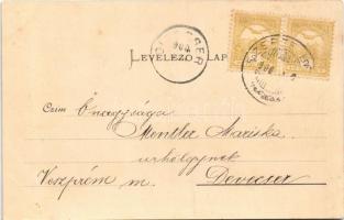 1900 Szepesbéla, Spisská Belá (Szepes, Zips); Béla szálloda, utca, Gretzmacher Árpád üzlete és saját...