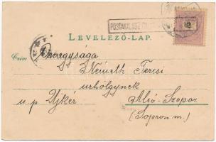 1899 (Vorläufer) Szered, Vág-Szered, Sereth, Sered nad Váhom; Zichy József tér, templom. Atelier Hel...